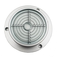 Niveau à bulle universel circulaire REALMAX en métal lumineux pour grue, industrie lourde, vision nocturne