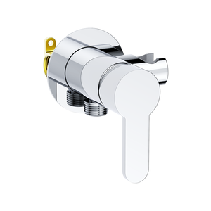 Miscelatore per Doccetta Shattaf GEE-N in Ottone Cromato con Presa per Acqua Calda e Fredda - Product Image 4