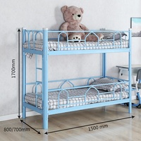 Lit superposé en métal durable, écologique et de haute qualité pour enfants