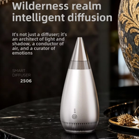Diffuseur d'aromathérapie domestique en métal haut de gamme, pour comptoir, parfum spécifique aux hôtels, pulvérisation automatique, télécommande