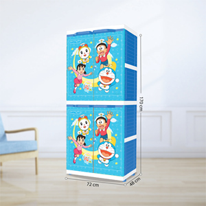 <b>Maximize</b> space with this portable wardrobe featuring a multifunctional, minimalist modern look and vibrant MSC license cartoon - Product Image 5
