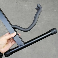 Acoustic Electronic Guitar Bass Ukulele Violin Cello Holder Iron Folding Tripod Portable Guitar Stand String Instruments