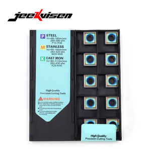 Inserto de carburo de tungsteno Jeekvisen SPMG110408-TG JS115P para taladro en U, herramienta de corte para torno CNC - Product Image 4