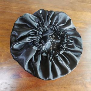 Bonnets réversibles personnalisés 100% en satin double couche et foulards en satin avec logo pour la protection des cheveux, cadeau promotionnel - Product Image 4