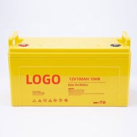 Batterie solaire avec onduleur 12V 100Ah 120Ah 150Ah 200Ah 250Ah Batterie Exide Ups Batterie haute énergie
