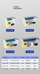 Filtre d'aquarium multi-étages SOBO à suspendre pour aquariums, oxygénation en cascade et système de filtration HOB ultra-silencieux JINYE - Product Image 6