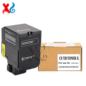 74C10K0 74C10C0 74C10M0 74C10Y0 Lexmark CS720 CS720dte CS725de CS725dte CX725de CX725dhe CX725 için uyumlu Toner kartuşu