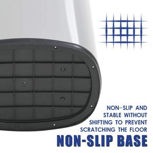 <span class=keywords><strong>Poubelle</strong></span> de cuisine 13 gallons avec couvercle automatique haute capacité <span class=keywords><strong>50</strong></span> <span class=keywords><strong>litres</strong></span> en acier inoxydable brossé <span class=keywords><strong>poubelle</strong></span> sans contact pour salle de bain maison - Product Image 4