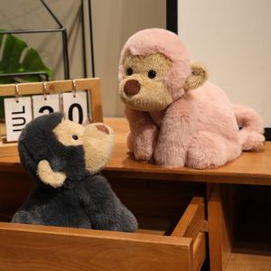 ตุ๊กตาลิงนุ่มนิ่มสำหรับนั่งพักผ่อนตุ๊กตาลิงยัดไส้สัตว์ของตกแต่งบ้านของขวัญสำหรับเด็ก - Product Image 4