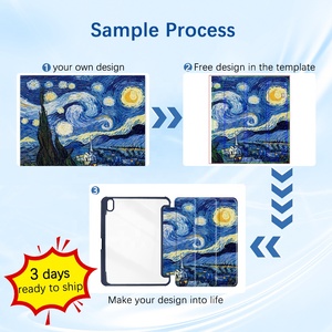 Slim thông minh chống sốc trường hợp máy tính bảng cho <span class=keywords><strong>ipad</strong></span> không khí 13 2024 M2 2025 M3 a3269 bảo vệ tự động ngủ/sau trường hợp nhà máy Bán Sỉ - Product Image 2