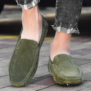 Mocassins Penny Loafer en daim de vache marron pour homme, à enfiler, style mode, pour la conduite, décontractés et habillés, personnalisables - Product Image 3