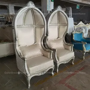 Franse Louis Oude stijl stof ei stoel van ei vormige woonkamer stoelen