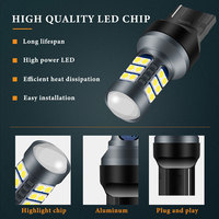Signal ampoule LED T15 Super lumineuse 3030 27SMD 1156 P21W BA15S Led Auto Backup Lights feu arrière 12V T20