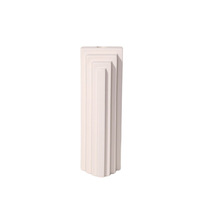 Style nordique moderne maison mariage décoration Art ornement géométrique ligne Vases à la main en céramique Vases à fleurs pour déco