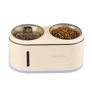 Distributeur automatique de nourriture et d'eau pour chat avec grande capacité, doté d'un système d'eau courante. - Product Image 5