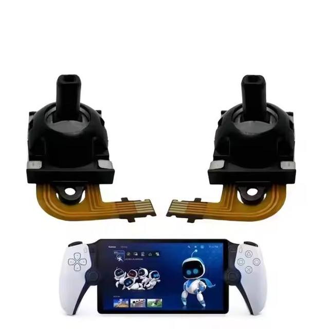 2PCS Hall Effect Analog for PS5 Portal Left & Right Analog 3D Module Electromagnetic Thumb Stick PS VR2 L R Joystick