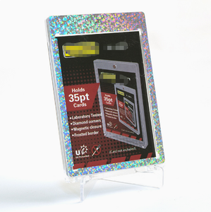 Nuevo y Popular: Ladrillo de Cartas Coleccionables PS con Patrón Holográfico Deslumbrante de 35PT, Efecto Hielo Roto y Arcoíris Láser - Product Image 1