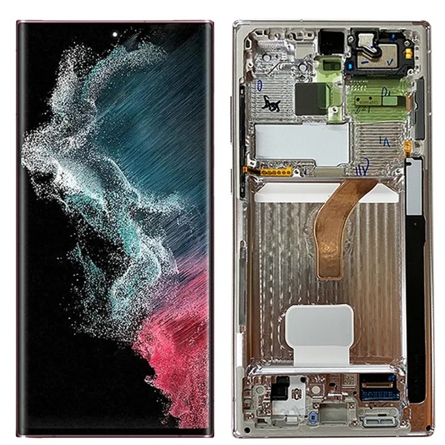 Wholesale Samsung Mobile Phone LCD for Samsung S22 ultra LCD Display Touch Screen Digitizer Assembly Replacement