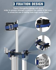 Adjustable 24 \ "-40 \" Aluminium Drywall Stilts industri baja Drop langit-langit lukisan tangga perancah untuk orang dewasa - Product Image 3