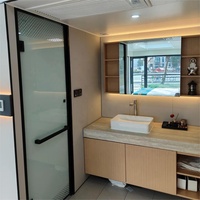 Cabine en bois préfabriquée de luxe, design écologique, capsule modulaire, camping de luxe en plein air, maison préfabriquée modulaire