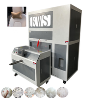 Machine de remplissage semi-automatique multi-matériaux pour particules d'EPS, duvet et fibres, destinée à l'industrie automobile et aux oreillers