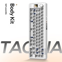 YINDIAO Y65S Custom Tri Mode Mechanical Keyboard Kit 2.4G Type-C Hot Swappable Gasket RGB Barebone Keyboard