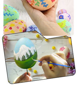 Boule de styromousse blanche solide bricolage décorations de Noël à la main oeuf de pâques ornement de <span class=keywords><strong>maternelle</strong></span> - Product Image 5