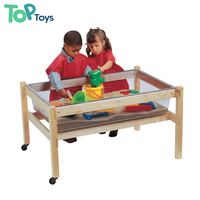 Table de jeu d'eau de sable Montessori pour les tout-petits meubles d'activité de classe d'intérieur et d'extérieur pour la maternelle et la chambre à coucher préscolaire
