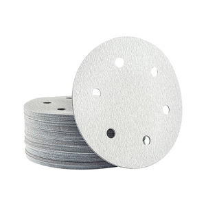 Discos de Lija con Velcro P240 con Orificios, Discos de Lija Redondos de Cerámica con Múltiples Orificios de 5 Pulgadas - Product Image 5