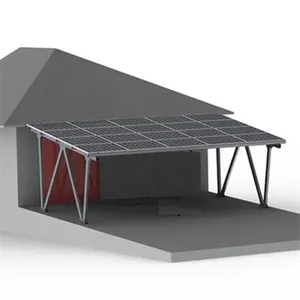 सीएडी डिजाइन कार छत तम्बू प्रदान गर्म जस्ती स्टील सौर पैनल संरचना Carport फ्रेम हो रही सौर पैनलों स्थापित