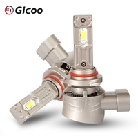 Ampoule de phare LED Gicoo Q9 120W 30000LM 6000K 12V CSP IP67 Plug&Play H7 H1 H4 H8 H9 H11 9005 9006 HB3 HB4 pour voiture