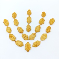 Golosinas de Arroz en Forma de Hoja con Certificación BRC Halal Kosher Premium para Minoristas Globales