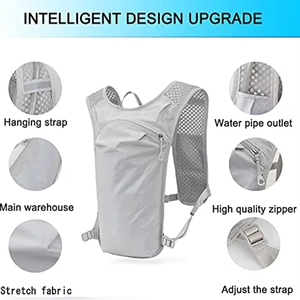 <span class=keywords><strong>Sac</strong></span> à vessie d'eau léger 1L <span class=keywords><strong>sac</strong></span> à dos étanche gilet d'<span class=keywords><strong>hydratation</strong></span> <span class=keywords><strong>sac</strong></span> à dos pour la randonnée et la course sur sentier - Product Image 2