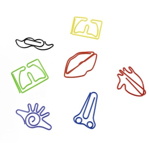 <span class=keywords><strong>Clips</strong></span> en papier métalliques, en forme de moustache, pour les yeux, le nez, la bouche, le ventre, 24 pièces - Product Image 2
