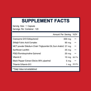 La migliore qualità della capsula di coenzima 10 aumenta la produzione di energia e supporta la funzione cardiaca <span class=keywords><strong>COQ10</strong></span> Capsule 200mg integratore alimentare - Product Image 2