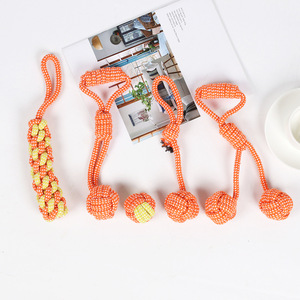 Juguetes de cuerda para perros, duraderos, para limpieza de dientes, juego de juguetes para cachorros pequeños, para Teddy, Corgi, Pomeranian - Product Image 1