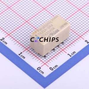 TX2SA-24V-Z Signal Relay SMD,7.4x15mm Relay 24V 2 Changeover: 2C (DPDT-Changeover)::: 220V-DC Silver + Gold Plated - Product Image 1