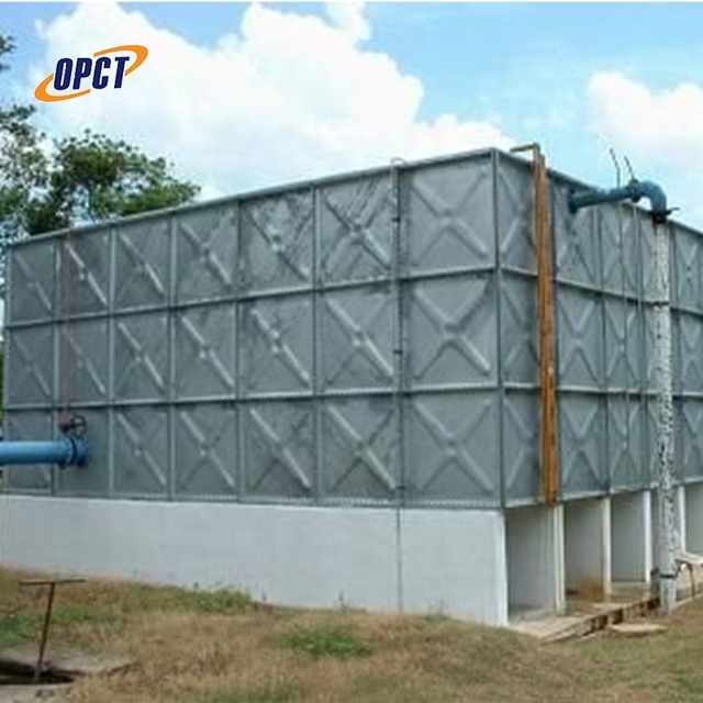 Factory Direct Supply Top Quality 300m3 Hot-Dipped Galvanized Pressed Water Tank
