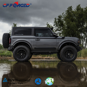 Rines Todoterreno <span class=keywords><strong>4x4</strong></span> de Aleación de Aluminio Forjado de 20-22 Pulgadas 6x139.7 para <span class=keywords><strong>Bronco</strong></span> Ranger, Color Negro Metálico, Multirradio, Nuevos, Garantía de 5 Años - Product Image 3
