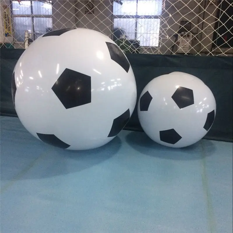 Ballon de football en vinyle de 2m, jouet de balle gonflable en pvc avec ballon de plage de grande taille en stock