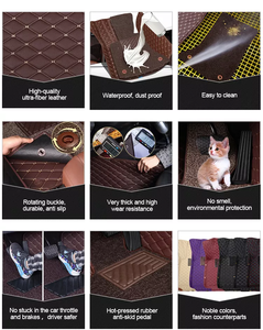 Alfombras de diamante 5D para coche, alfombrillas de cuero impermeables personalizadas, antideslizantes, Fussmatte, para Kia / toyota/<span class=keywords><strong>honda</strong></span>/bmw - Product Image 5