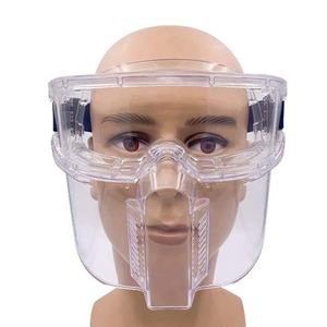 WejumpPC耐衝撃安全ゴーグルフィットオーバープラスチック保護安全メガネゴーグル、調節可能なストラップ付き - Product Image 1