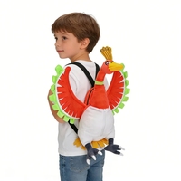 Sac à dos Pokémon grande taille à double bandoulière avec peluches Gengar, Eevee et Charizard, jouets en peluche Pokémon