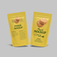 Sachets Mylar personnalisés 5x7 avec logo imprimé, qualité alimentaire, à fond plat, anti-odeur, découpés, thermoscellables, pour biscuits, bonbons et autres produits.