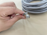 Kabel Patch 1 2 5M Ethernet RJ45 Cat6A UTP FTP STP untuk Komunikasi Kabel Listrik Pvc Kabel Patch Cat6 Cat7