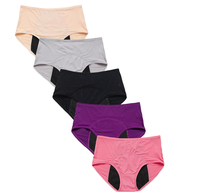Culottes menstruelles réutilisables 4 couches anti-fuite pour jeunes filles et adolescentes, absorbantes, vente en gros