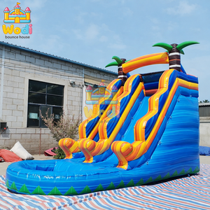 Toboggan aquatique gonflable géant en PVC pour <span class=keywords><strong>location</strong></span> commerciale, <span class=keywords><strong>avec</strong></span> <span class=keywords><strong>piscine</strong></span> pour enfants, drainage facile pour événements en plein air - Product Image 3