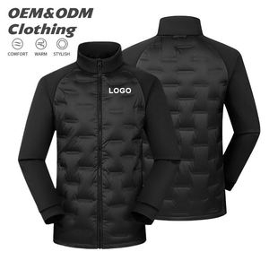 New Arrival Winter <b>Lightweight</b> Sports Outdoor Warm Windproof <b>Men</b> Women <b>Jacket</b> Hiking Clothing Custom 3D Embroidered logo - Product Image 3