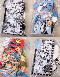 Libro de Tela Educativo Temprano con Forma de Cola de Animal <span class=keywords><strong>Personalizado</strong></span>, Muñeco de Peluche Suave y Seguro para Bebés, Libro de Cuentos de Hadas - Product Image 5