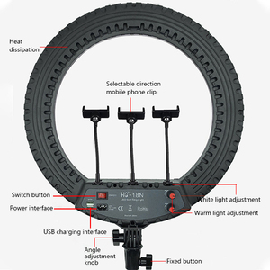 <span class=keywords><strong>36LED</strong></span> Красота Портативный Перезаряжаемый фотостудия заполняющий свет макияж фотографический свет Live Webcast селфи Led Кольцевой свет